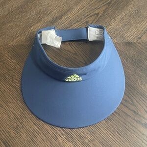 Adidas Women's blue Wide Brim Perforated Visor OS UPF 50+